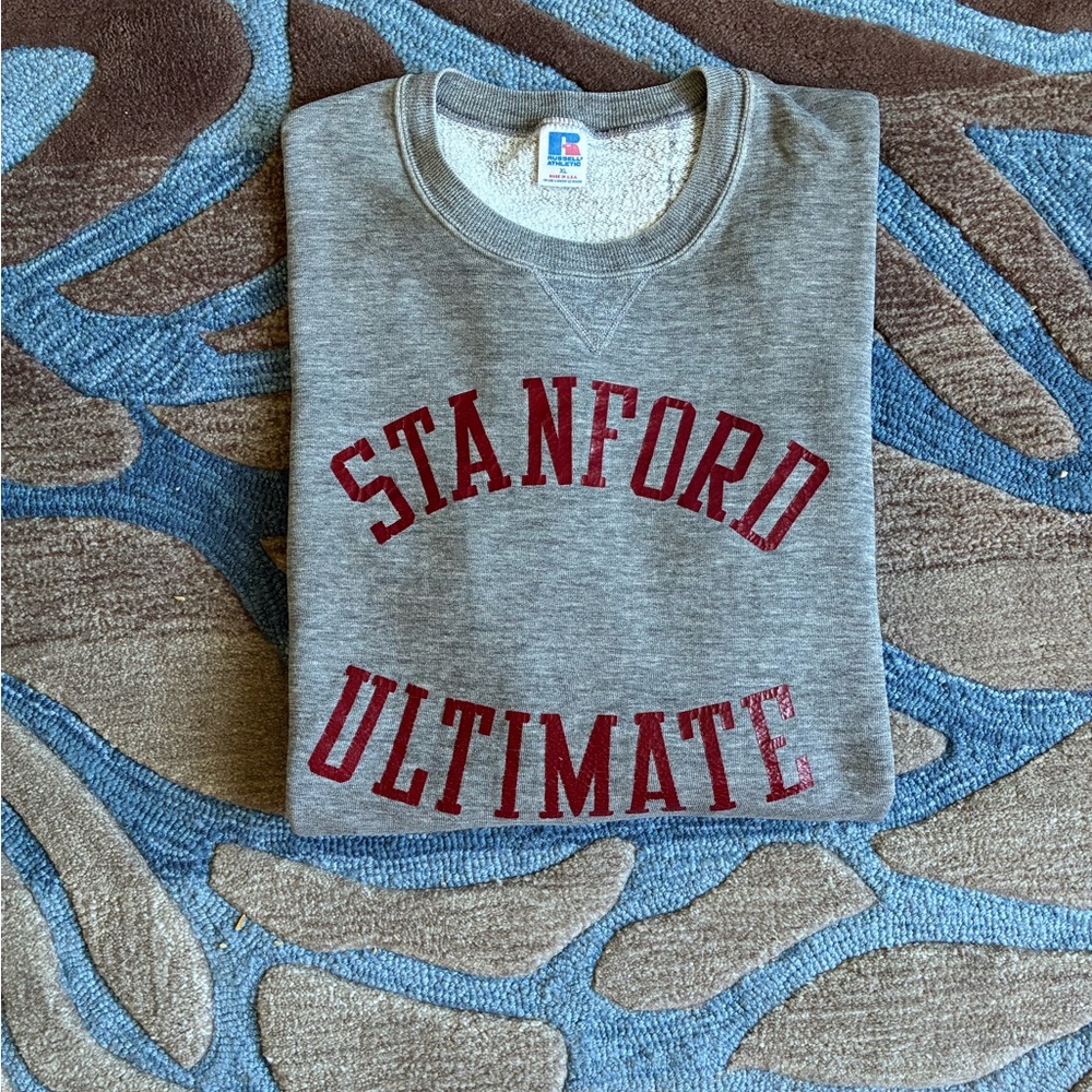 Russell Athletic Stanford Ultimate Sweatshirt Gray Size XL pre-owned